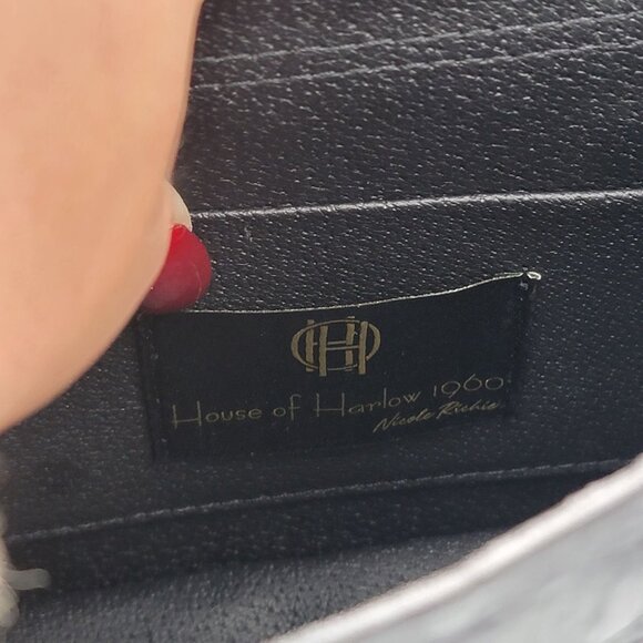 House of Harlow 1960 Leather Crossbody Bag with Snake Handle - Picture 14 of 16